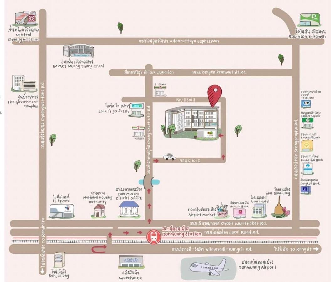The Prima Residence - Sha Certificate Bangkok Dış mekan fotoğraf